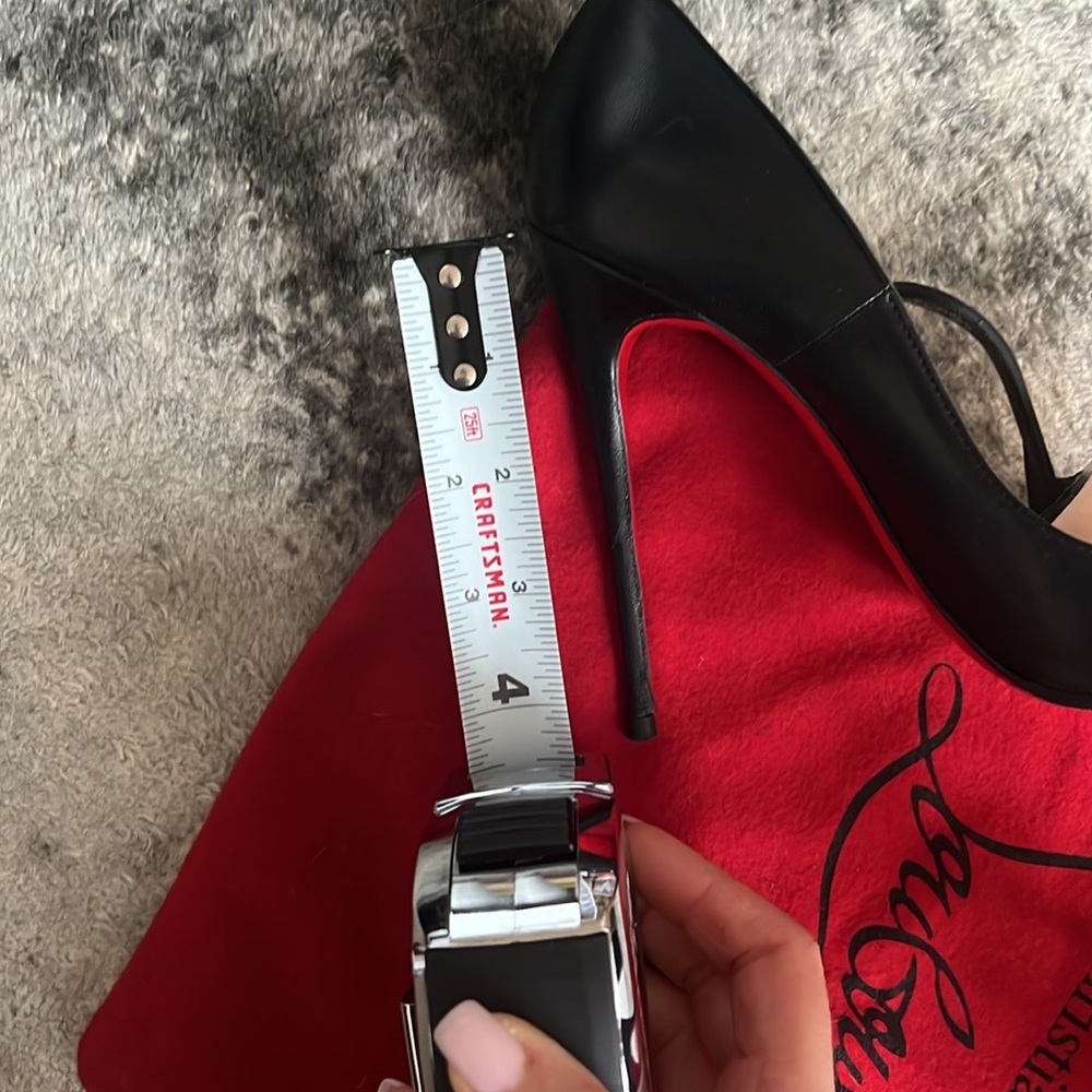 Christian Louboutin Black Leather So Kate Heels - Picture 12 of 12
